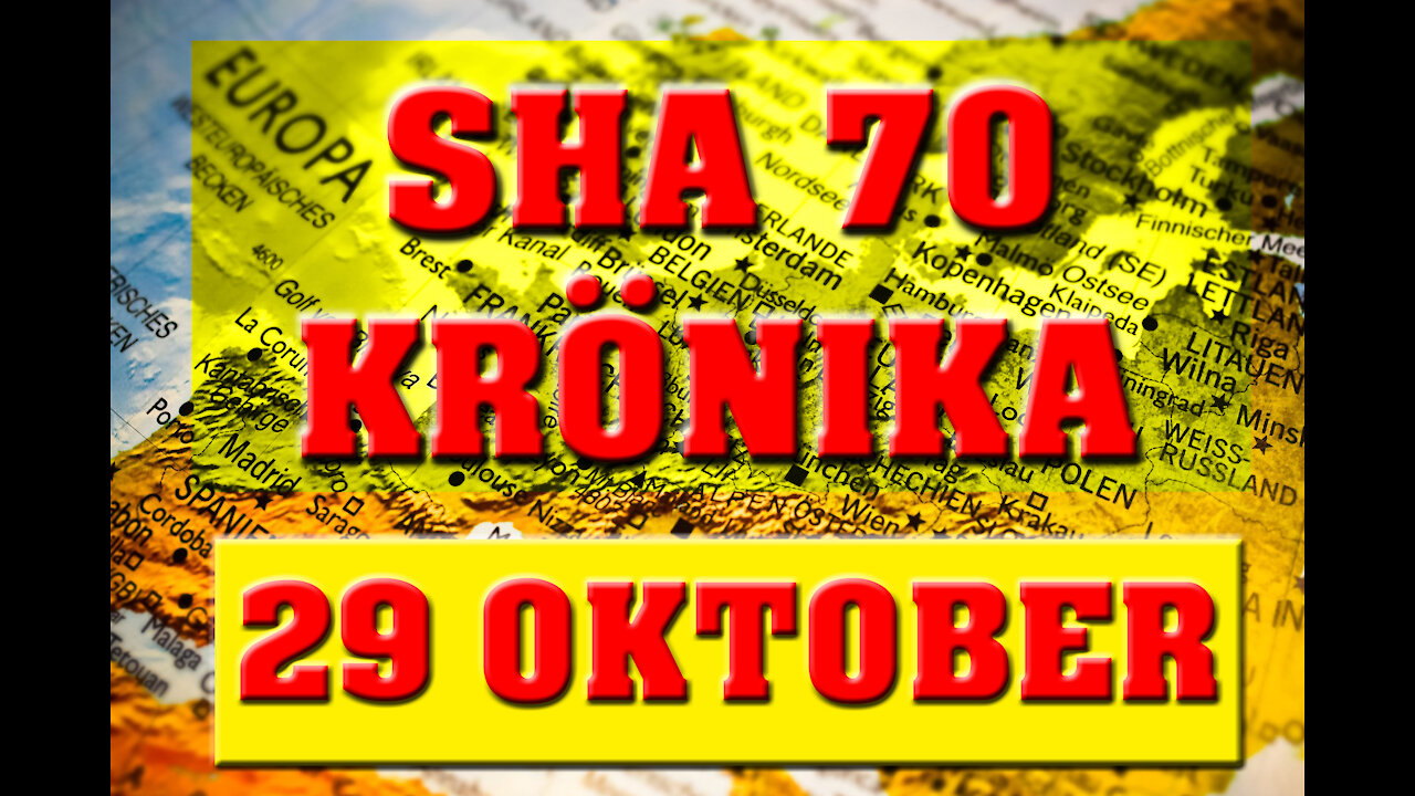 Krönika! Fredag! SHA70! 29 okt.