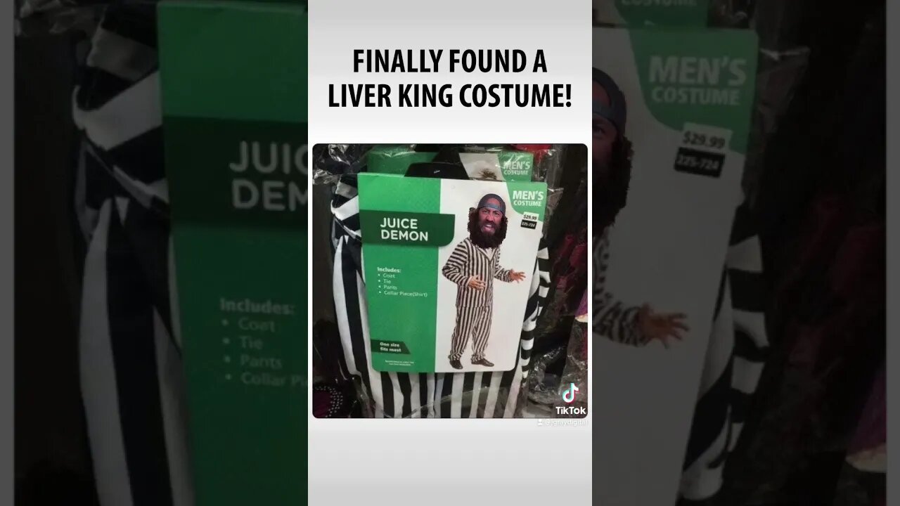 Liver King costume @Spirit Halloween