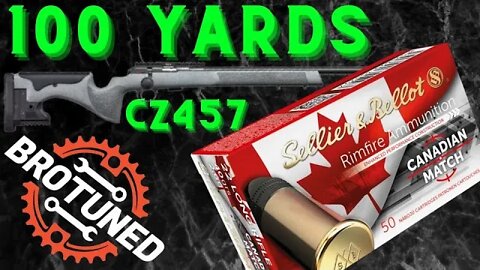 CZ 457 LRP - 100 yards - Sellier & Bellot Canadian Match - IBI Barrel - Ammo Test