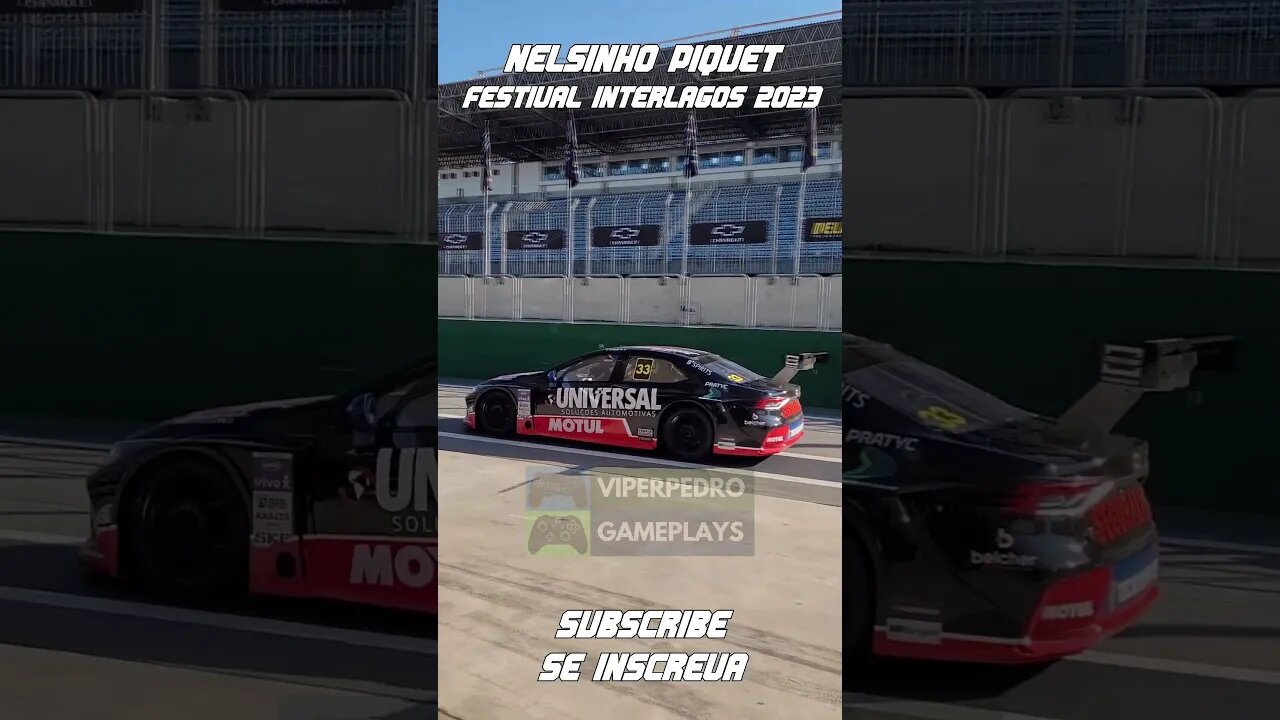 NELSINHO PIQUET de STOCK CAR no FESTIVAL INTERLAGOS 2023! #stockcar #interlagos #piquet