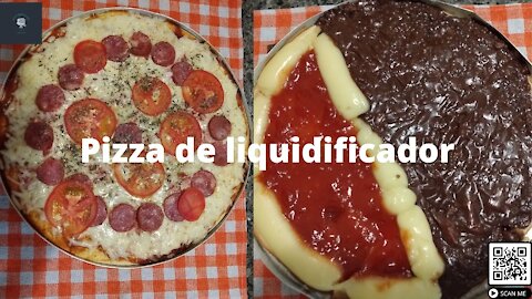 Pizza de liquidificador