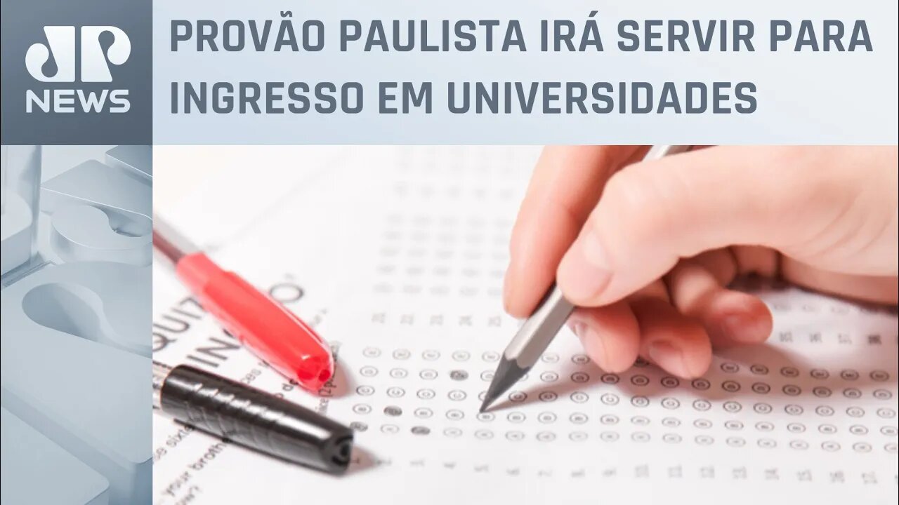 Governador de SP lança o Provão Paulista nesta segunda-feira (10)