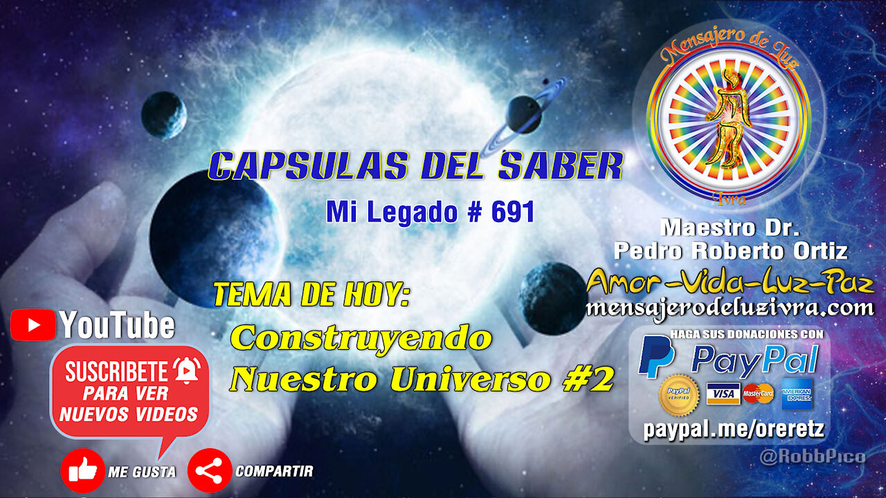 Tema de hoy: Construyendo Nuestro Universo #2. Mi Legado #691