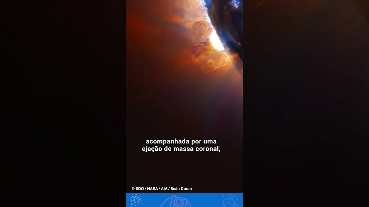 O Sol em chamas: uma erupção solar espetacular capturada pelo SDO 😮