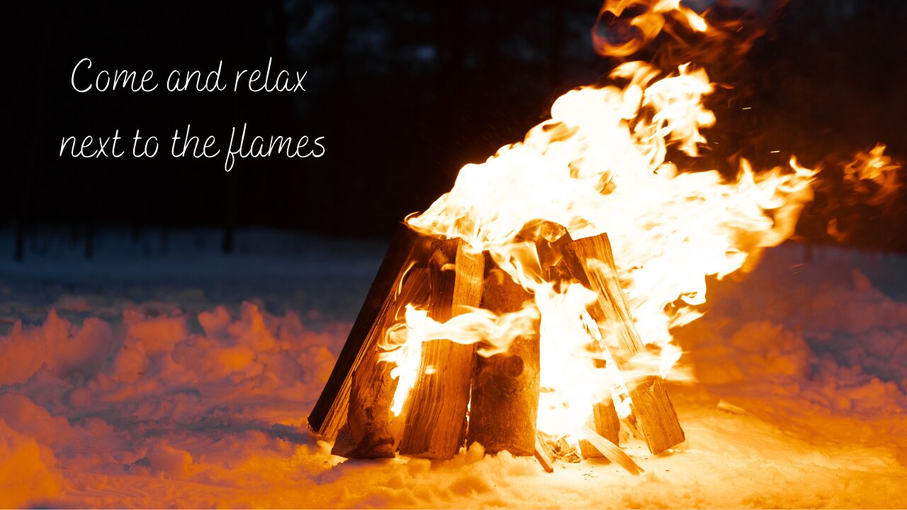 Relaxing music with Dancing Flames| great for STUDYING, STRESS RELIEF, MEDITATION and SLEEPING