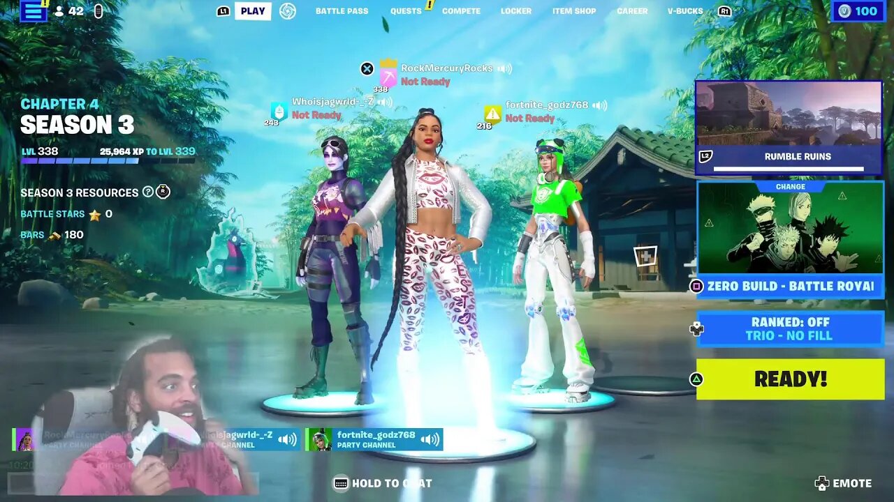 Fortnite with Rock Mercury