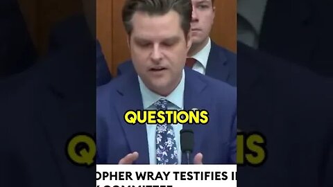 FBI Director Testimony on Illegal Querying Practices#christopherwray #shorts #truth #fbidirector