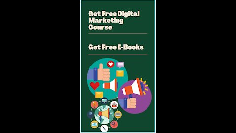 FREE DIGITAL MARKETING COURSE AND E-BOOK