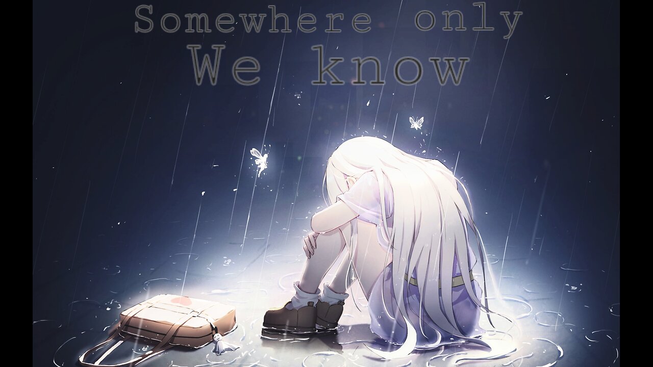 somewhere only we know 😇(Gustixa_Rhianne)।। Lofi remix with rain sound effect 🌧️।।Chill Lofi