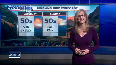 A chance of showers in your weekend outdoor forecast