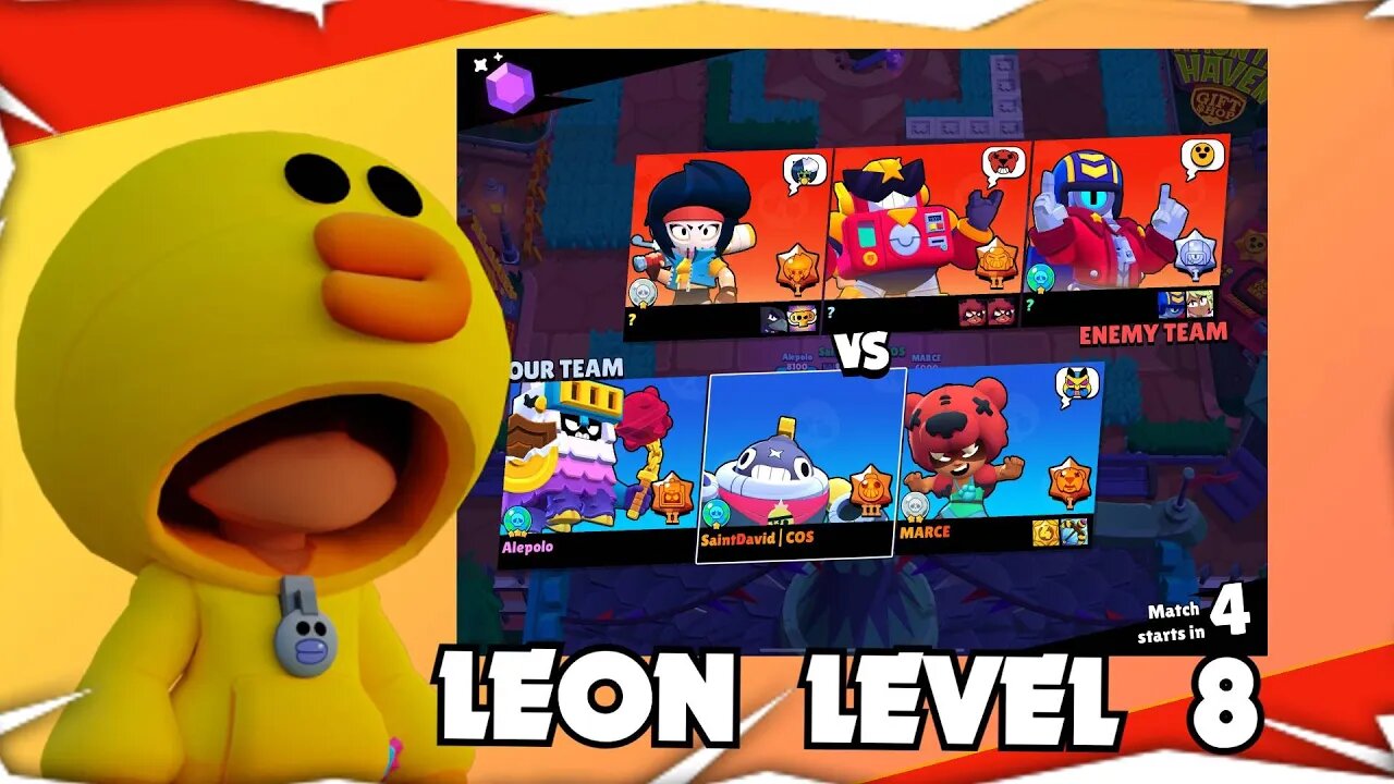 LEVEL 1 LEON WITH 100 TROPHIES