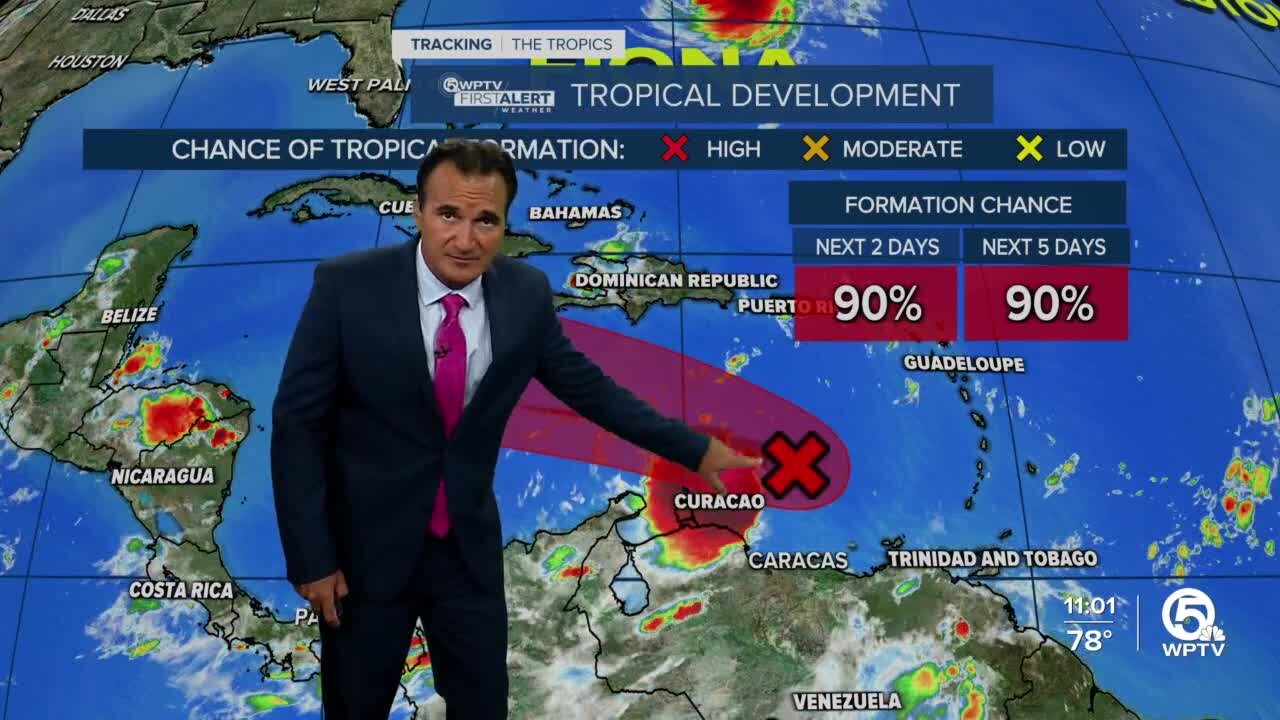 Where will Invest 98-L go if it forms? Models vary from Florida to Mexico