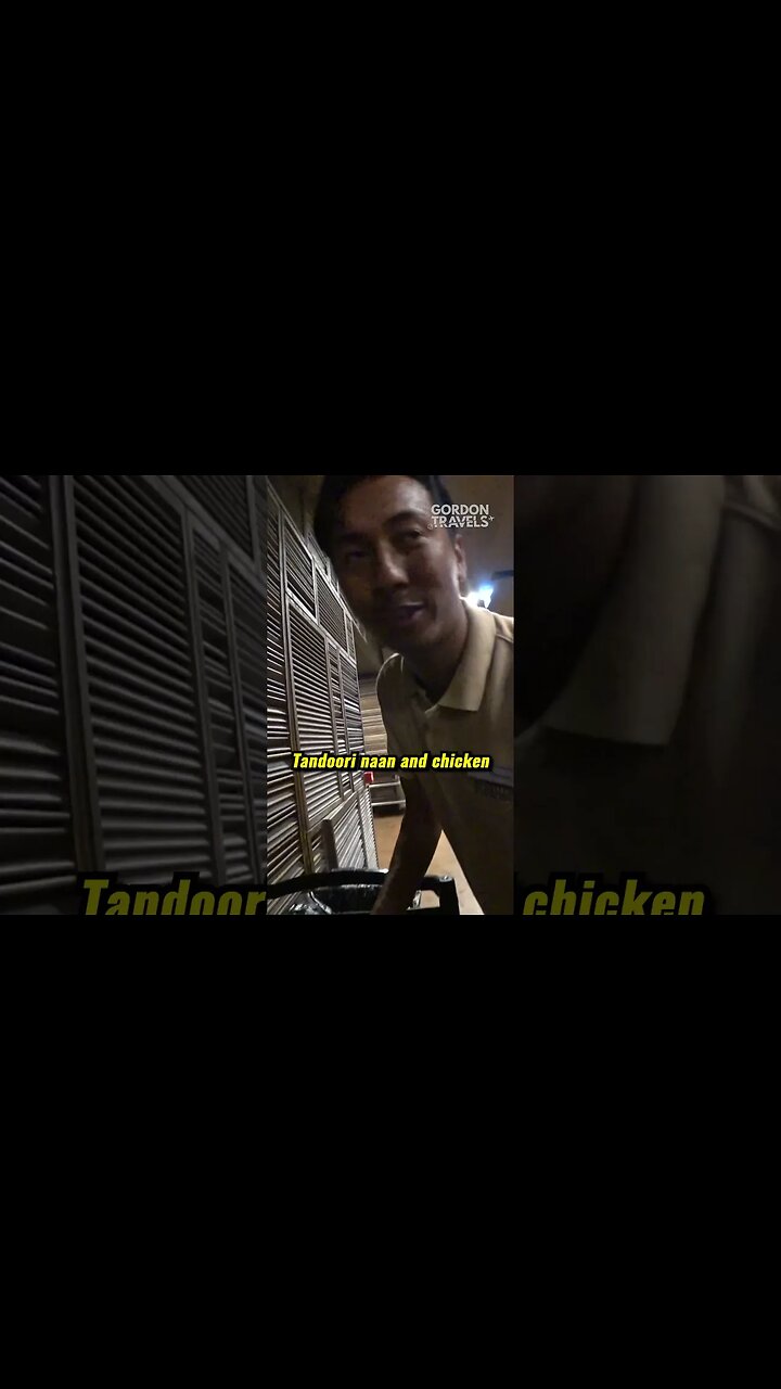 Gordon Travels eats Nepali Fish Curry street food in Valletta, Malta 🇲🇹