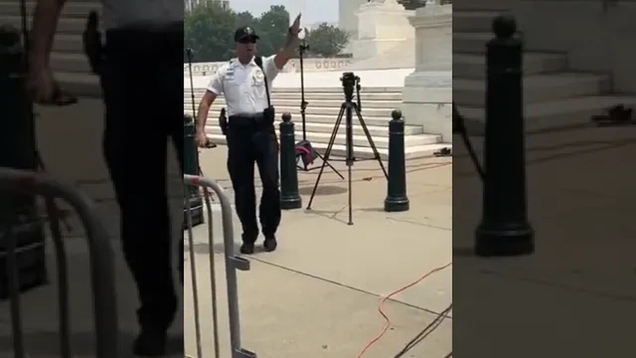 BREAKING evacuations at Supreme Court Front Steps Following Suspicious Package found 6.29.23