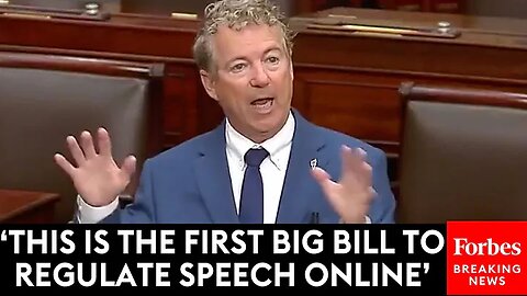 BREAKING NEWS: Rand Paul Battles Against Bill He Says Will Lead To Government Internet Regulation