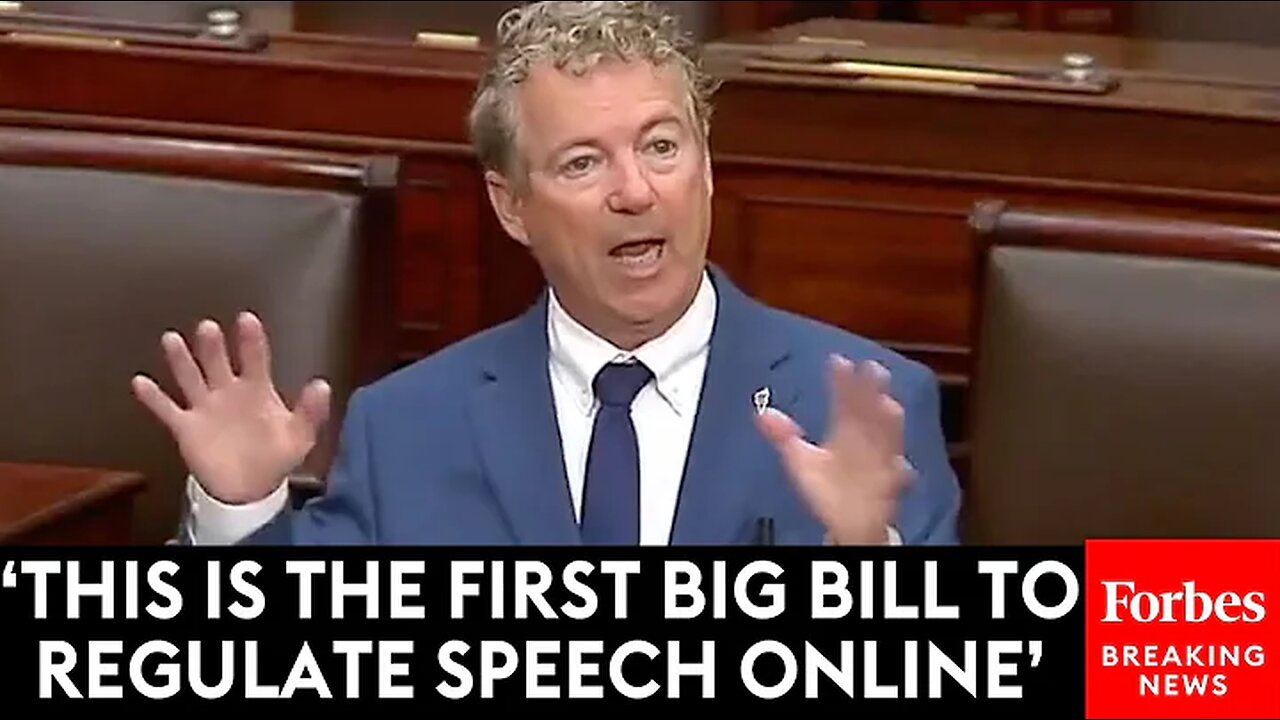 BREAKING NEWS: Rand Paul Battles Against Bill He Says Will Lead To Government Internet Regulation