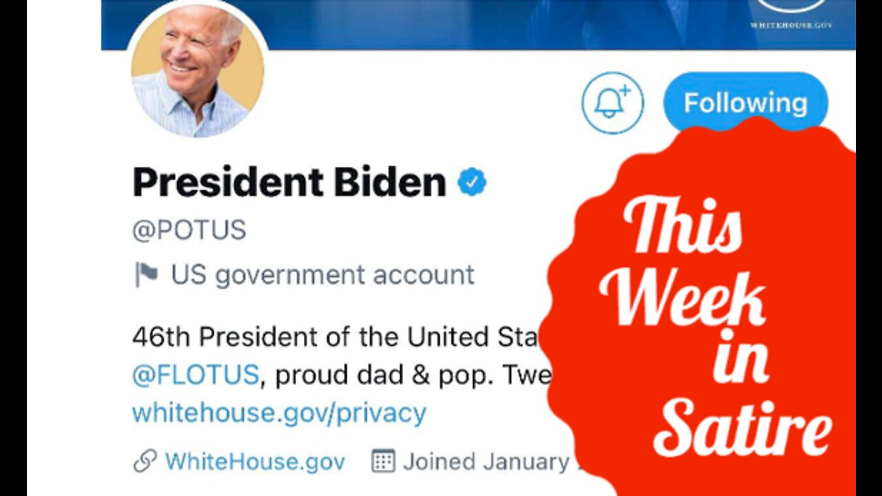 THIS WEEK IN SATIRE: Surprising Report Indicates over 50% of Biden Twitter Followers are REAL