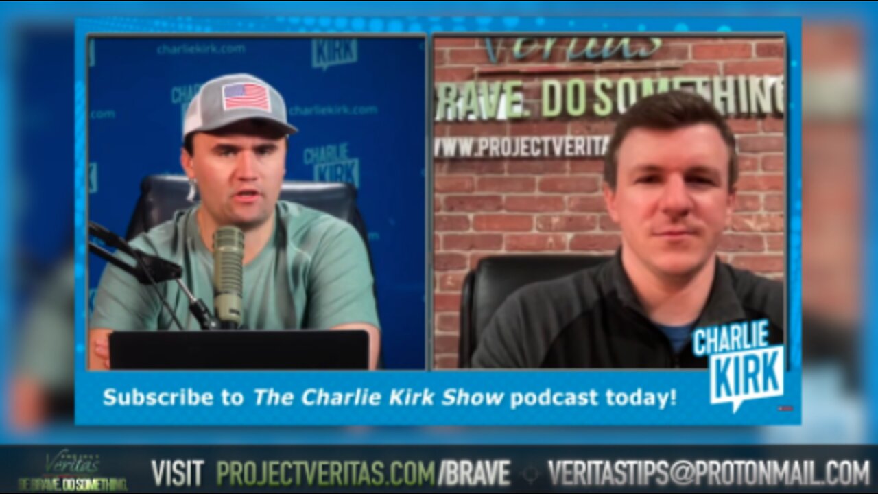 Charlie Kirk & James O'Keefe on #DOJSpied "It's beyond espionage... They spy on you and raid you"