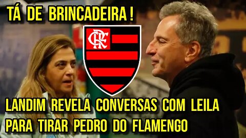 TÁ DE BRINCADEIRA! RODOLFO LANDIM REVELA QUE LEILA PEREIRA QUER TIRAR PEDRO DO FLAMENGO - É TRETA!!!