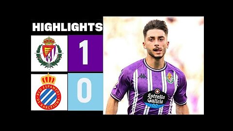 REAL VALLADOLID CF 1 - 0 RCD ESPANYOL _ RESUMEN LALIGA EA SPORTS