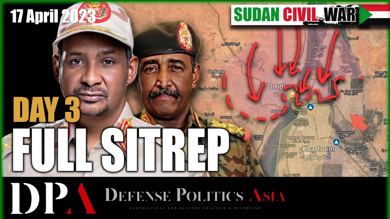 RSF ATTACKS US DIPLOMATIC CONVOY - 3 UN staffs killed in Kabkabiya [ Sudan SITREP ] Day 3 (17/4)