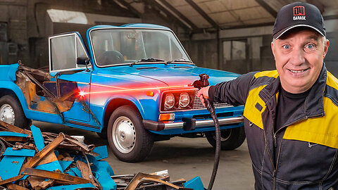 We slice a Lada into bits with a laser - but for what purpose?