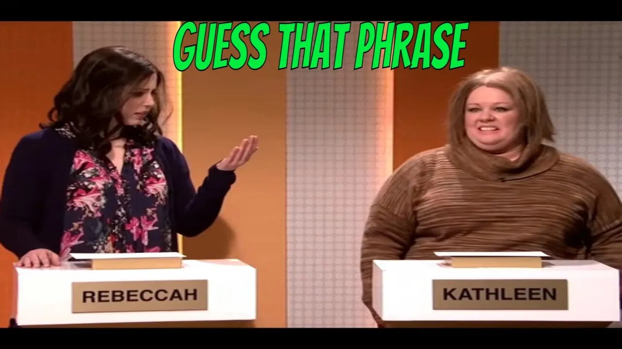 Guess That Phrase / Melissa McCarthy SNL