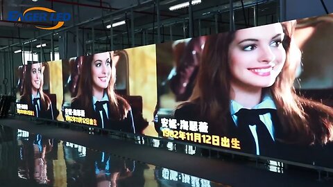 P2.97 EA500H3 outdoor 500x500mm LED die-casting box screen sent to Chile