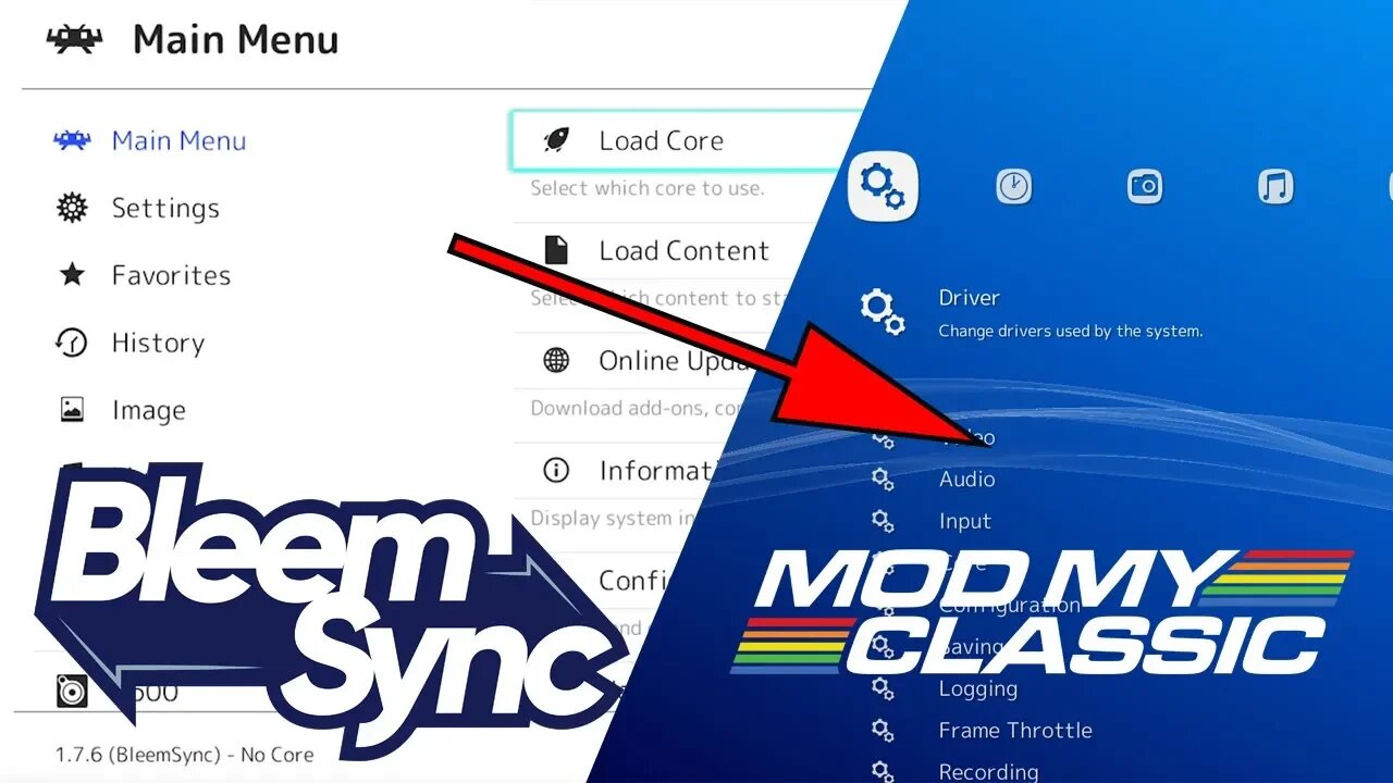 HOW TO | Change RetroArch Theme Back on Playstation Classic