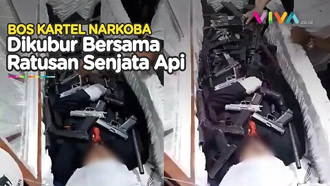 Lindungi Diri di Akhirat, Bos Narkoba Dikubur dengan Ratusan Senjata Api