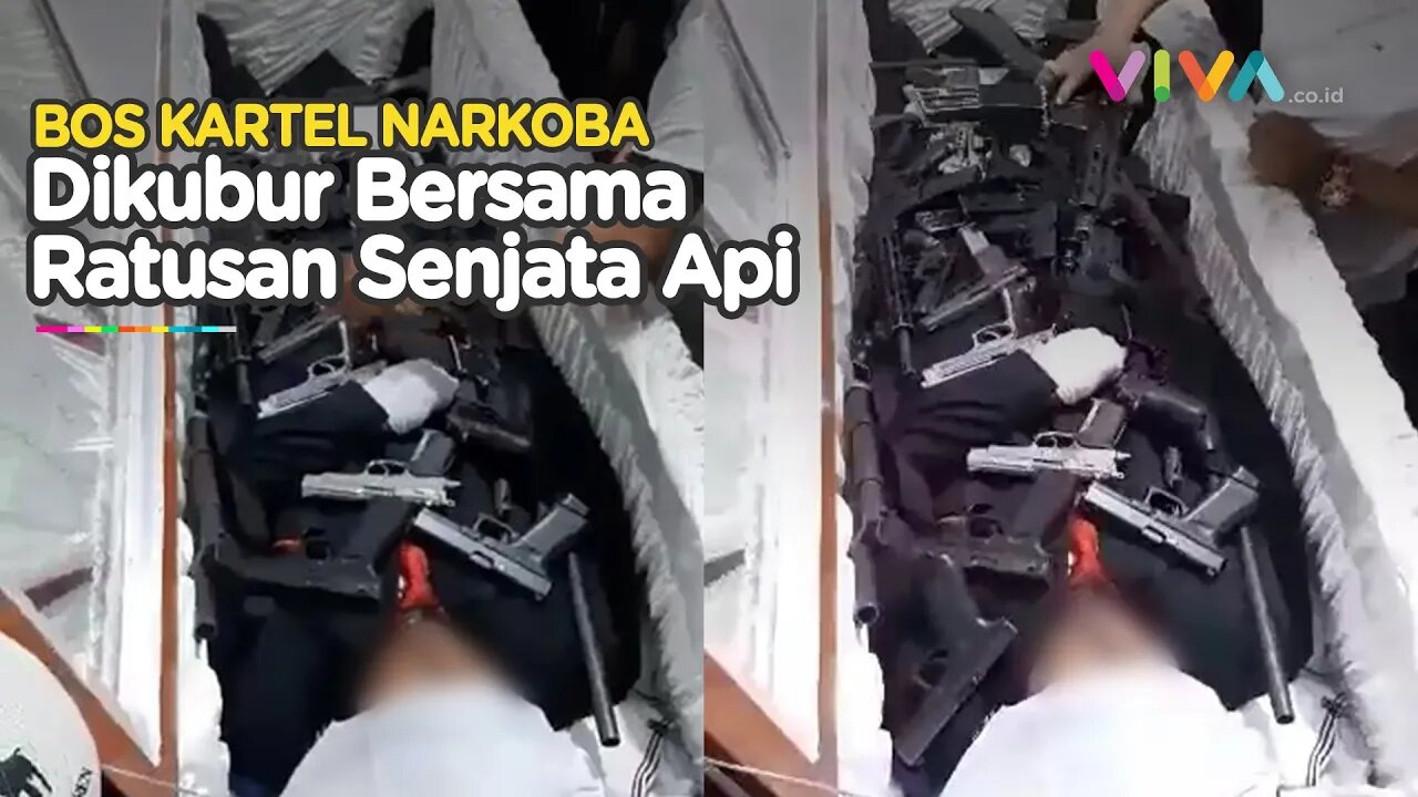 Lindungi Diri di Akhirat, Bos Narkoba Dikubur dengan Ratusan Senjata Api