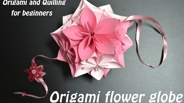 DIY paper crafts: How to fold an origami flower ball