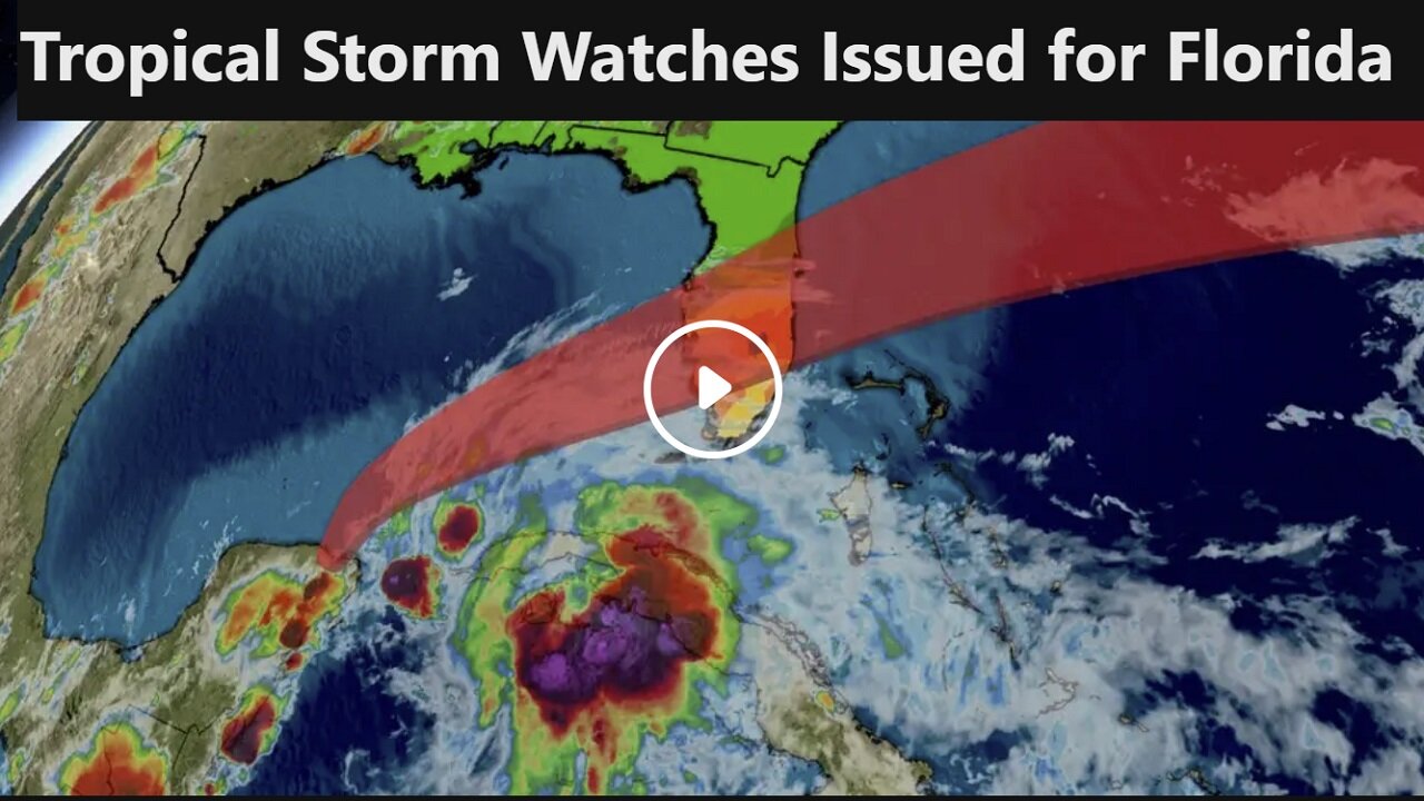 Warning: Tropical Storm Watches Issued For Florida