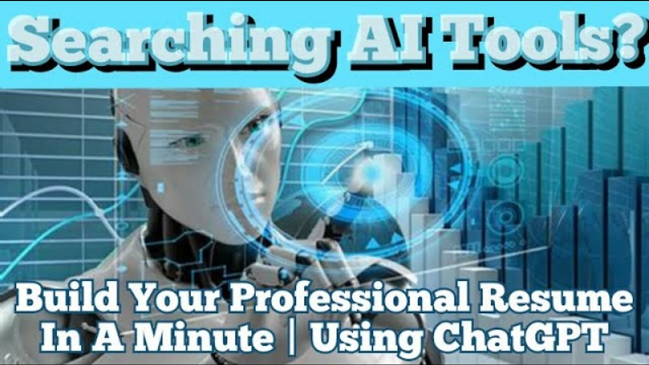 Searching AI Tools? Build Your Professional Resume In A Minute | Using ChatGPT