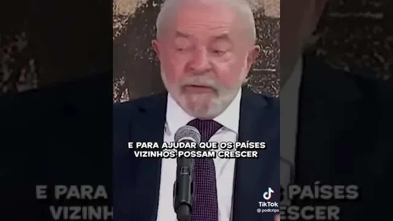 LULA VAI DAR NOSSO DINHEIRO PARA OUTROS PAÍSES NOVAMENTE.