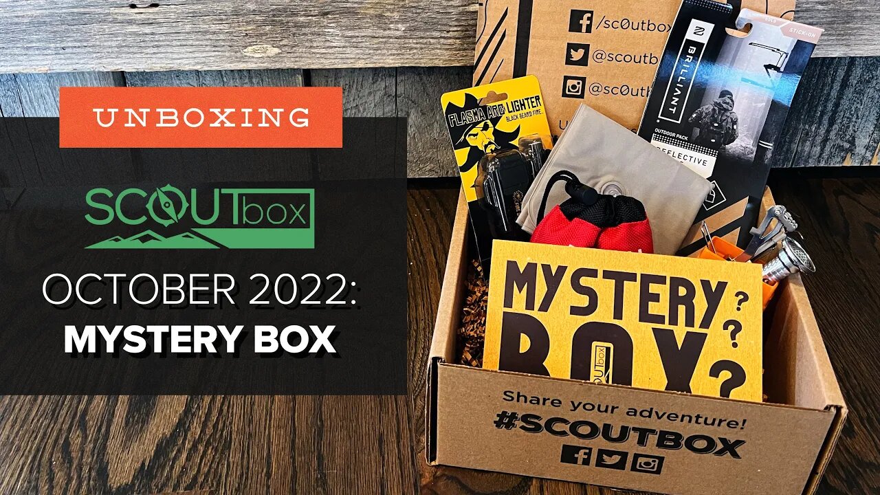 SCOUTbox October 2022 Unboxing - An Outdoors Subscription for Families