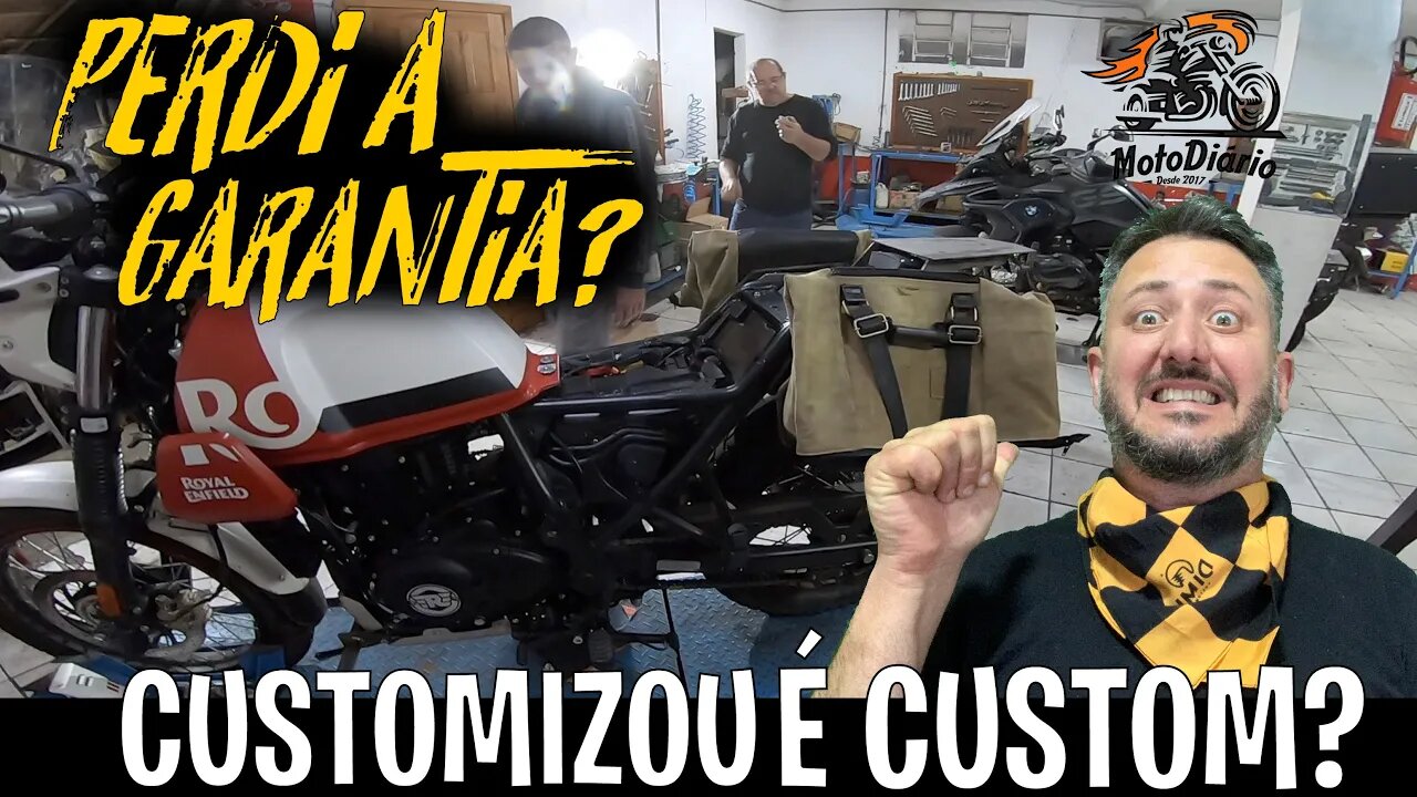 SCRAM 411 dá pra CUSTOMIZAR? CUSTOMIZEI A SCRAM, PERDI A GARANTIA?
