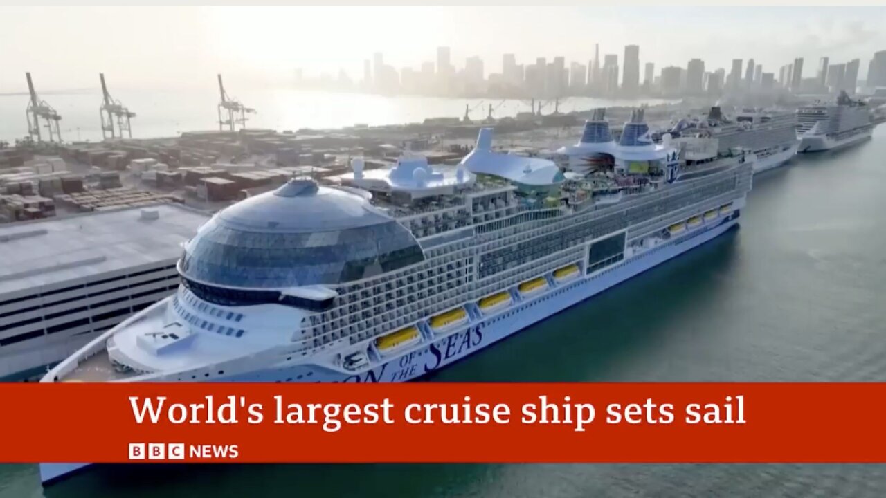 Icon of the Seas: World's largest cruise ship sets sail from Miami