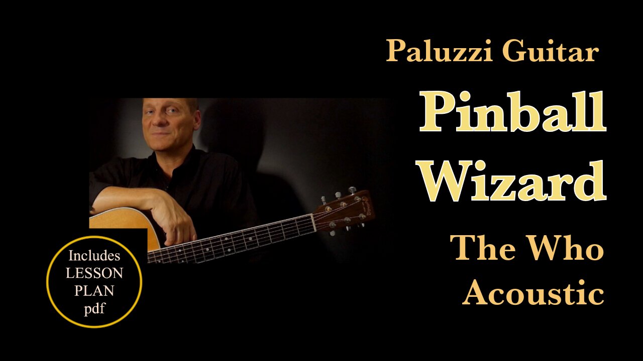 The Who Pinball Wizard Acoustic Guitar Lesson