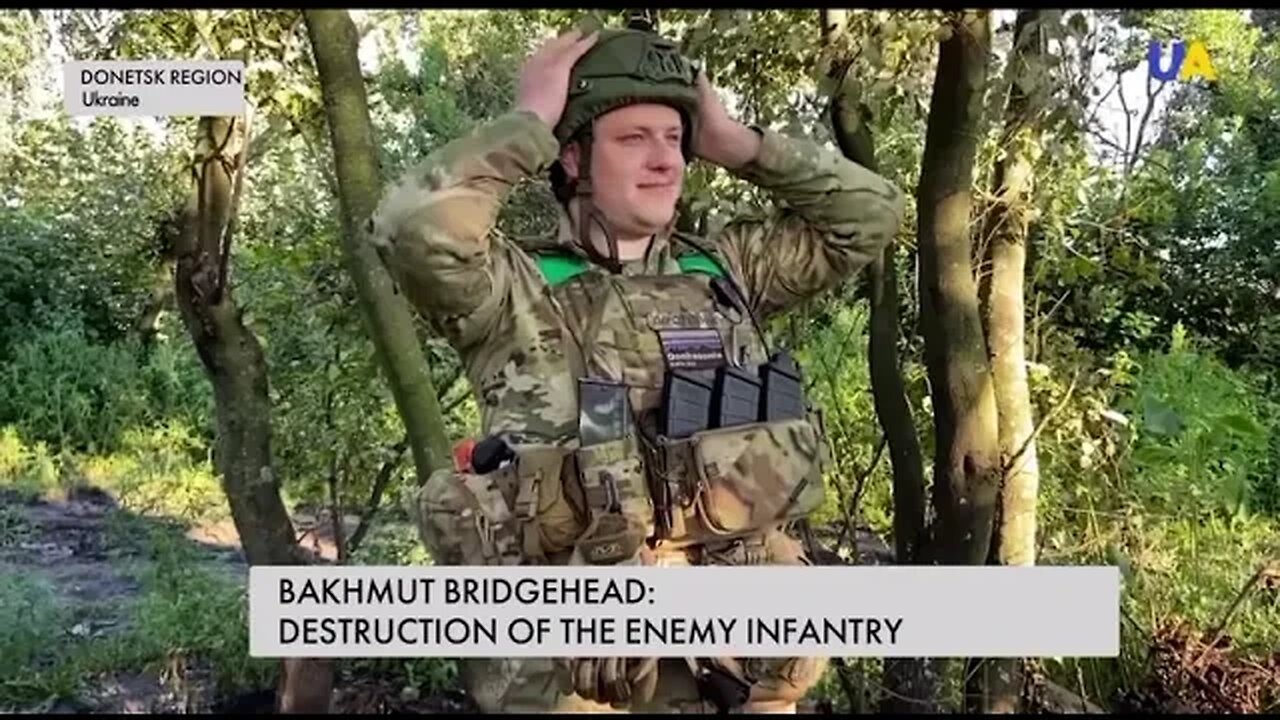 Bakhmut Brigade, destruction of the enemy infantry