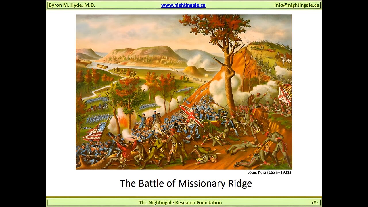 The Battle of Missionary Ridge (More on Family History) - Byron Hyde, MD