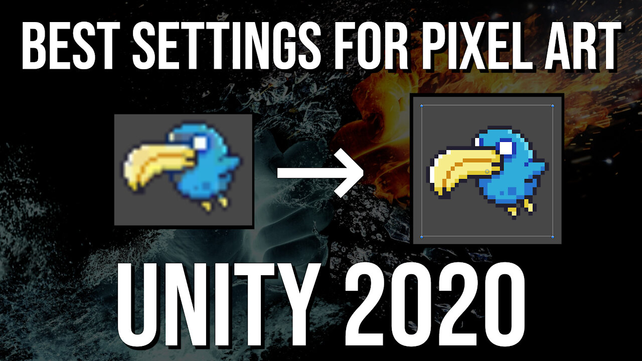 Best 2D Pixel Art Import Settings ~ Unity 2020 Tutorial