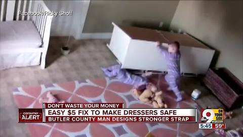 West Chester man says he has simple fix for tipover dressers