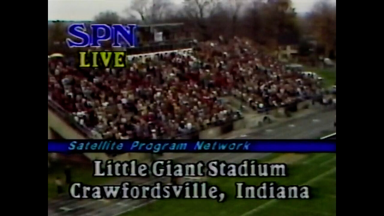 November 10, 1984 - The First Monon Bell National Telecast : DePauw at Wabash
