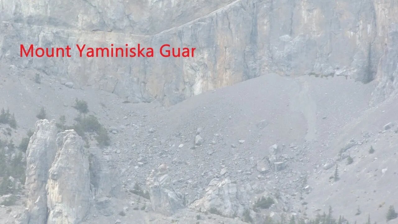 Mt Yaminiska Guardians and Cliff Stare Case, Giant Mountain Cities, Banff National Park yo