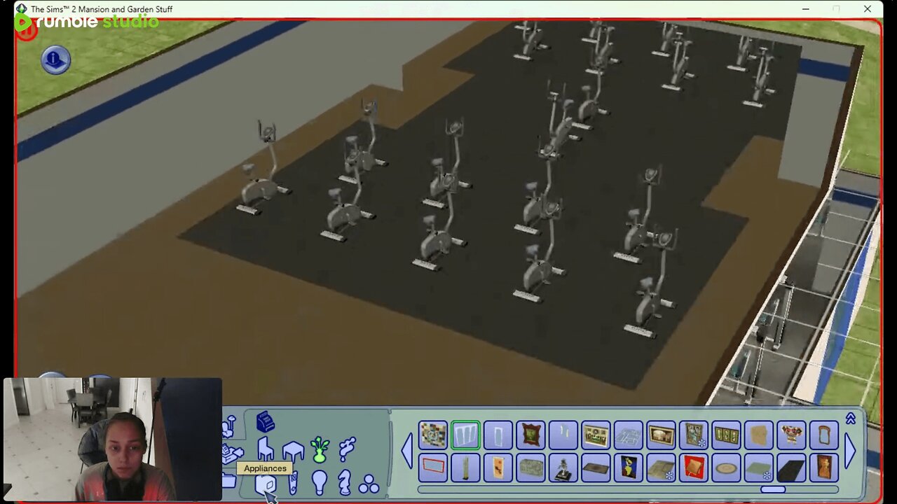 Building a Gym & Fitness Center (Sims 2)