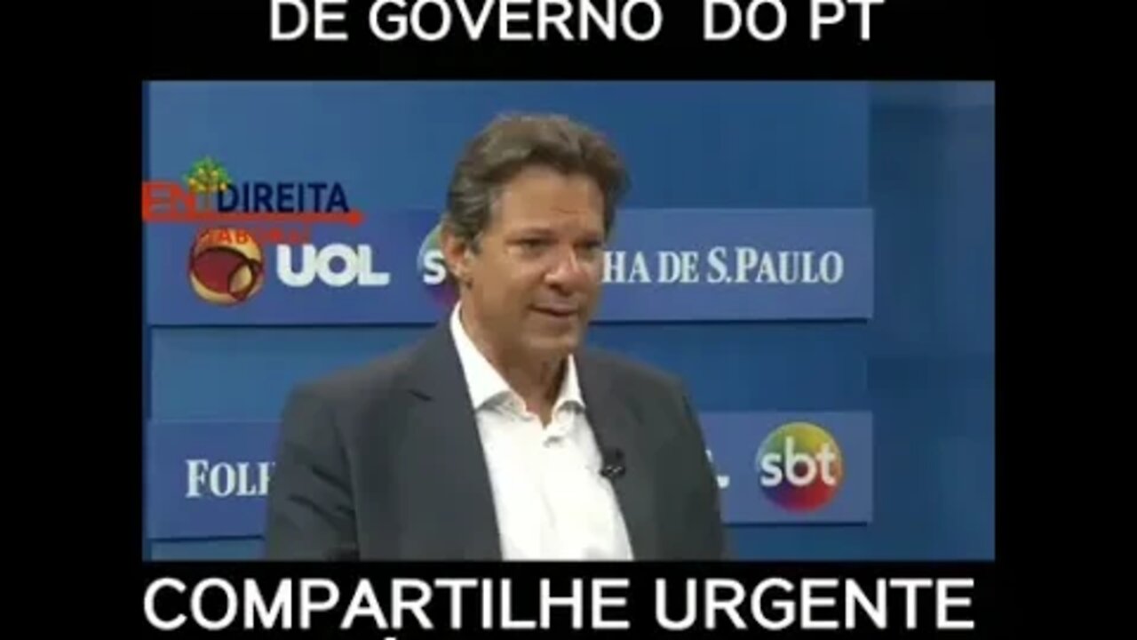 O plano de governo do PT não mudou só ficou ainda mais violento