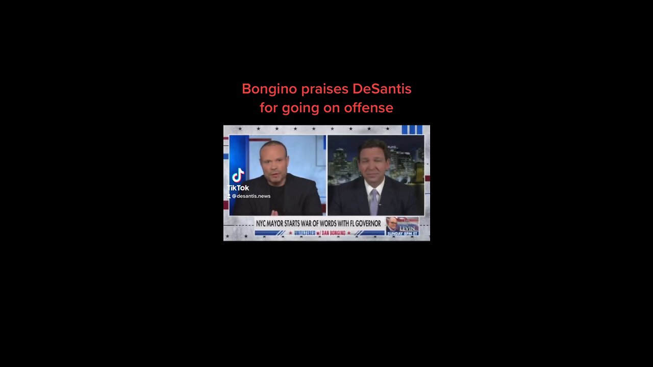 Bongino praises DeSantis for going on offense