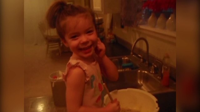 "Tot Girl Makes Blueberry Muffins And Sneezes Into The Batter"