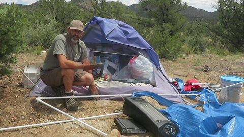 Have you ever seen an abandoned campsite trashed like this?